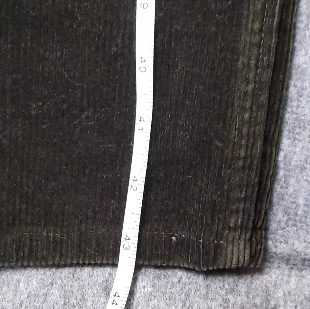 NWT! Polo Ralph Lauren Pants Womans 24 Green Corduroy Straight Preppy Classic - Picture 6 of 16